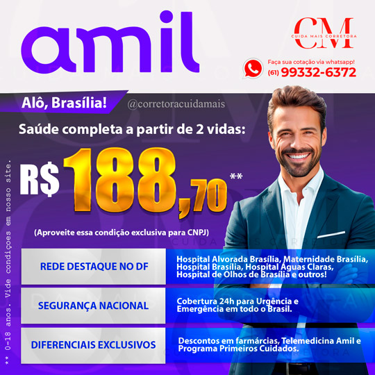 Plano de Saúde Amil - Corretora Cuida Mais