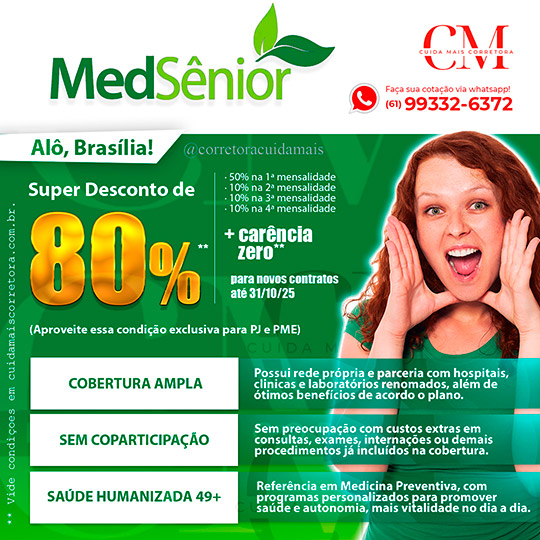 Plano de Saúde MedSênior - Corretora Cuida Mais